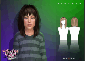 sims 4 kids punk hair 
