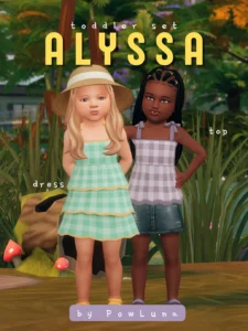 sims 4 toddler dress by powluna