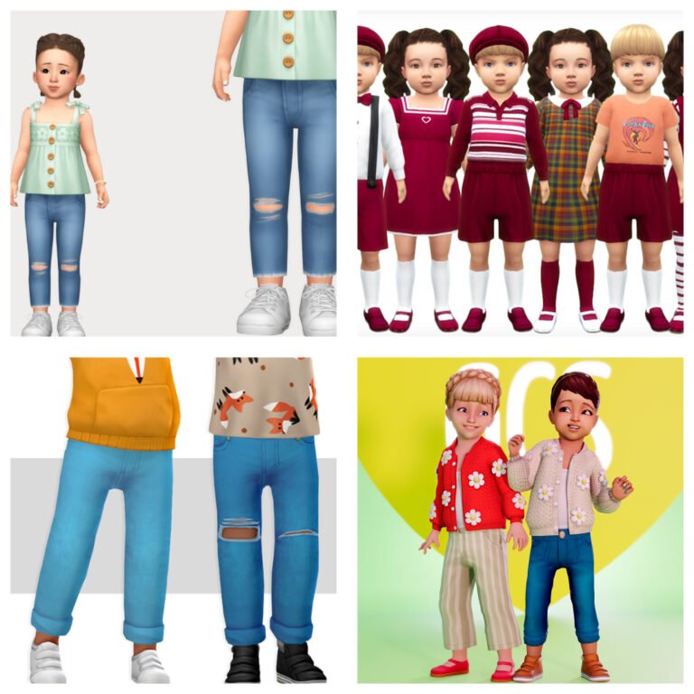Autumn Outfis Toddler sims 4