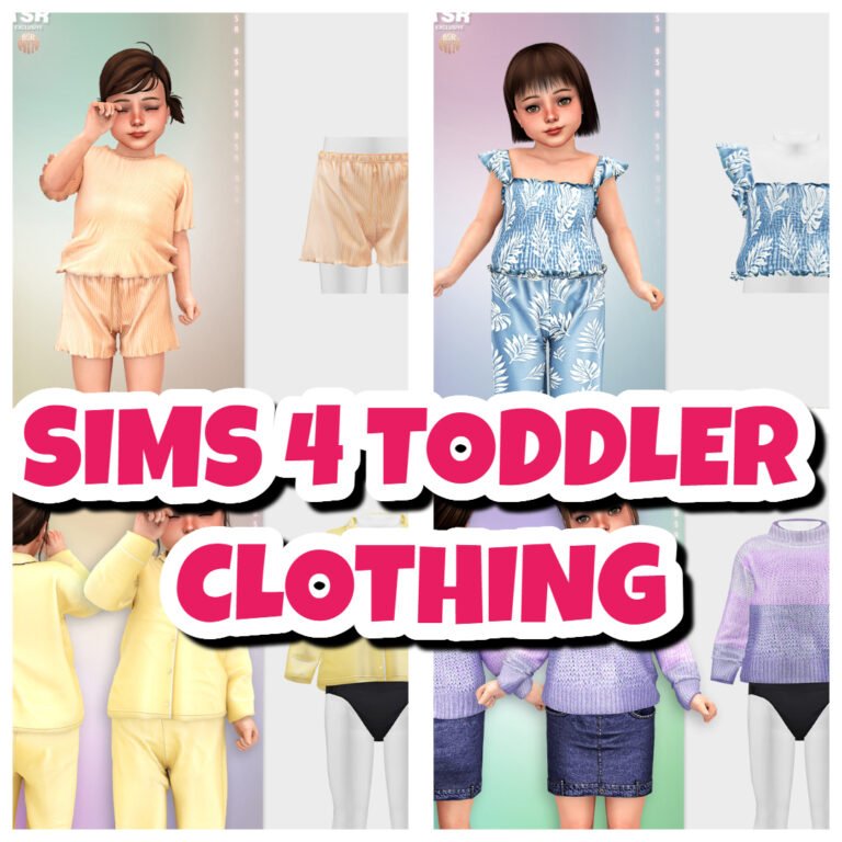 Sims 4 toddler and infant clothing by Busra-tr