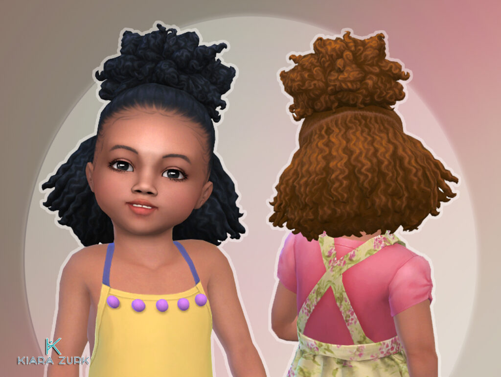 sims 4 Toddlers hair cc finds