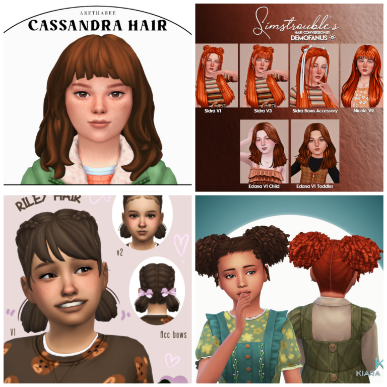 Kids, Toddler & Infant CC Haul (Maxis Match Links + Downloads)