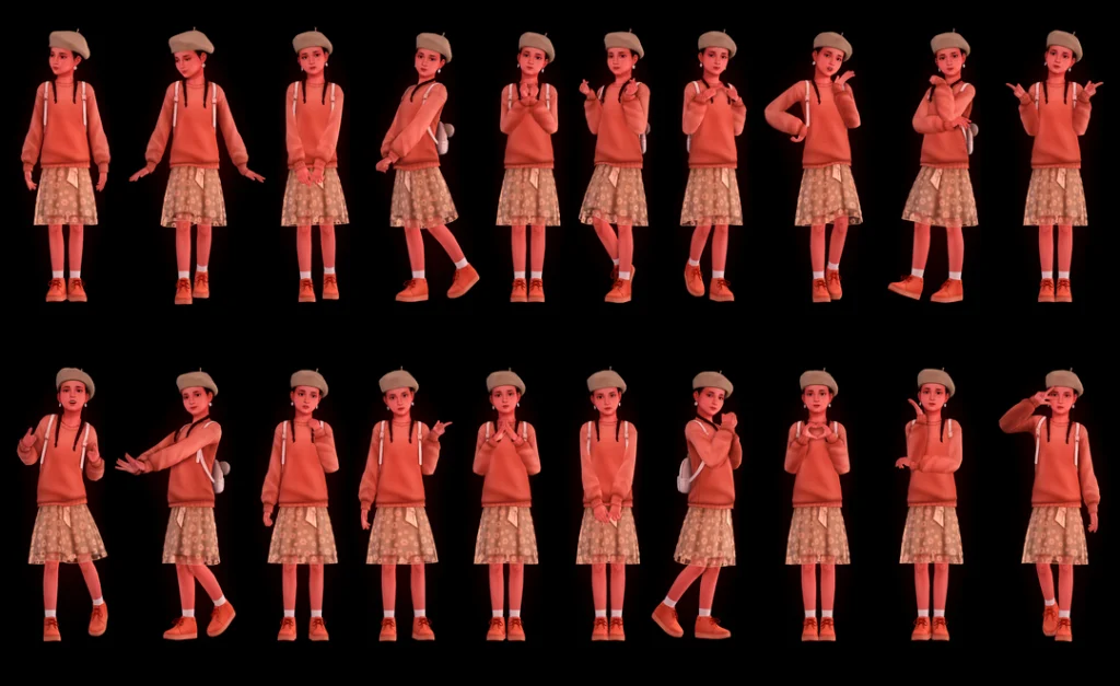Sims 4 child pose pack N5