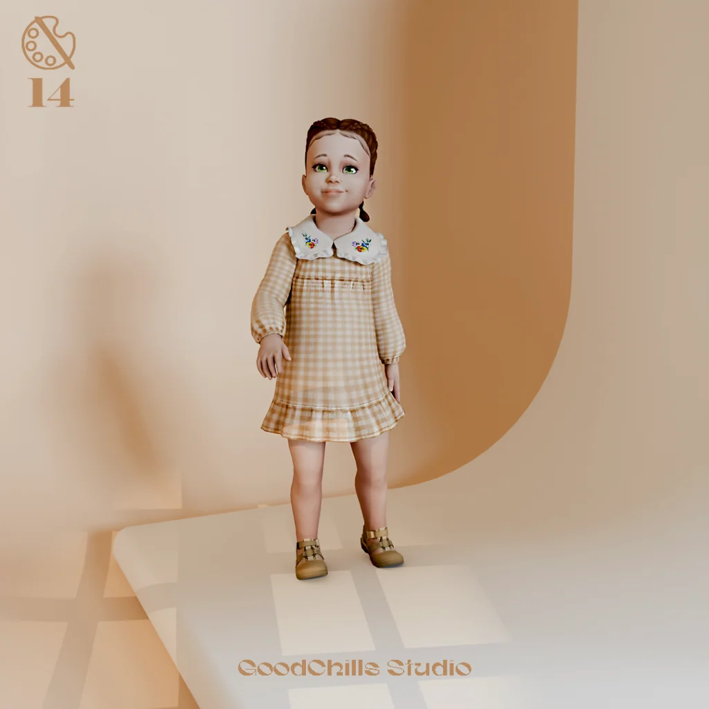 GoodChillsStudio July Sims 4 Kids CC