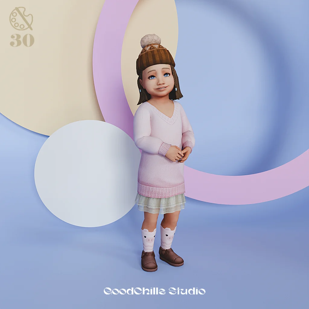 GoodChillsStudio Sims 4 Toddler and Child CC
