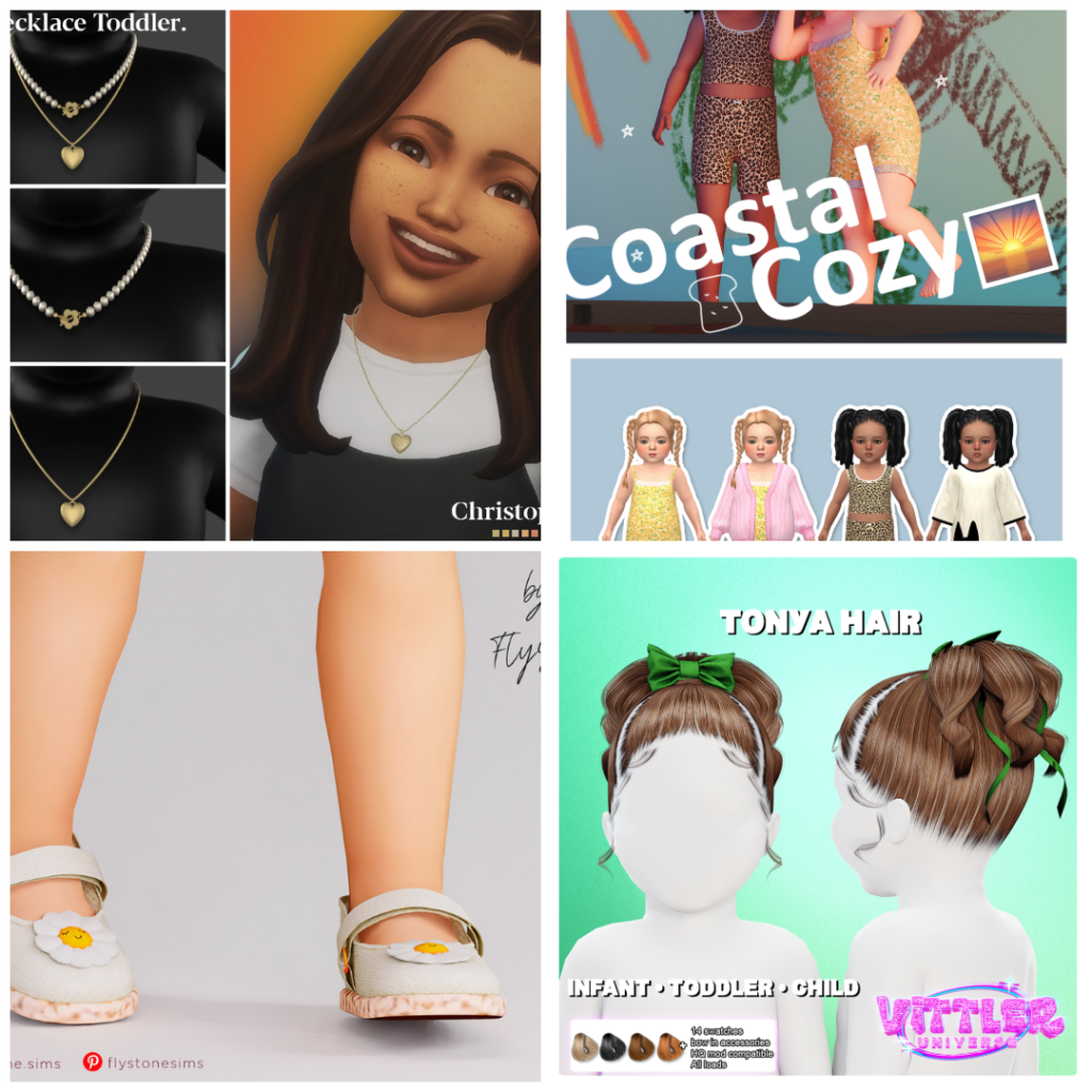 Sims 4 Toddler Outfit CC Links | Hair, Shoes & Kids Clothing Finds