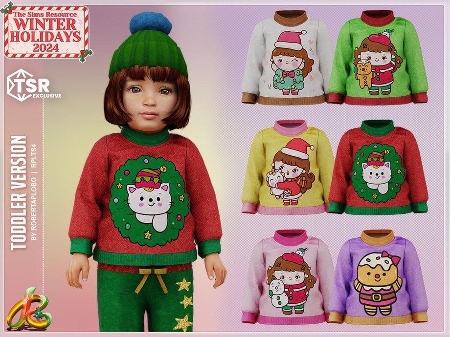 RPLts4 Girl Top 297 Toddler Sims 4 CC