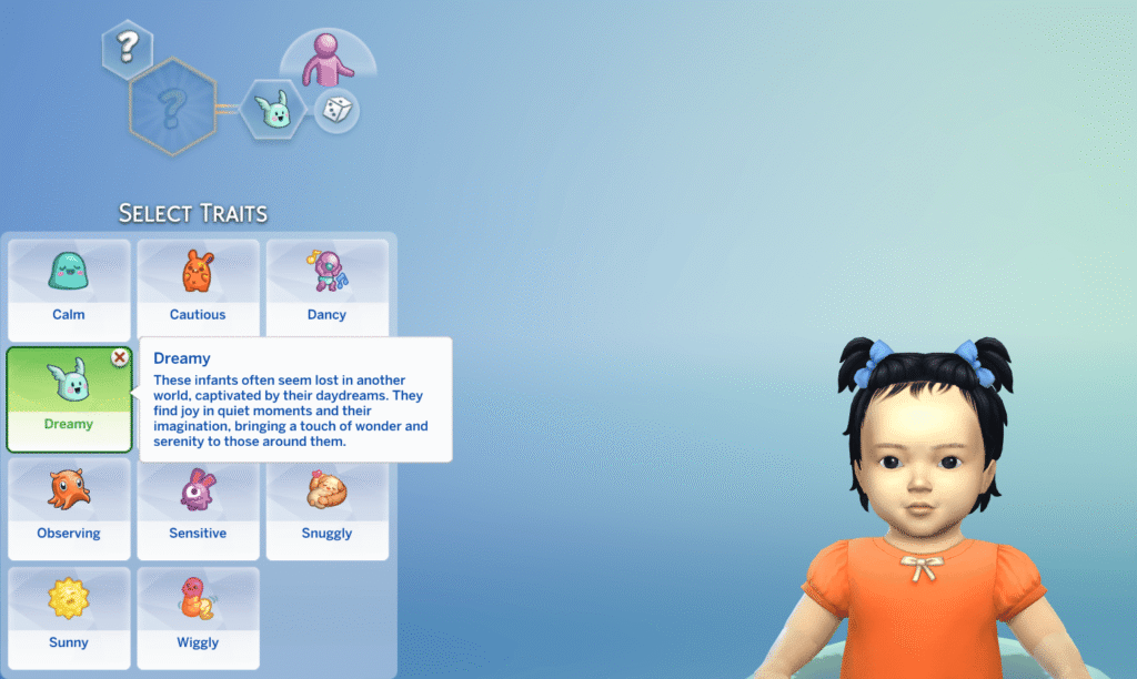 Custom Infant Trait Sims 4 Infant Mod