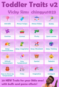 Best Sims 4 Toddler & Infant Traits Mods