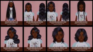 3 Sims 4 Child Hair Conversions | Kids, Toddler & Infant Hair